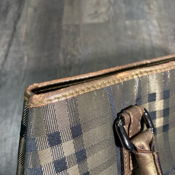 BURBERRY Nova Check Satchel - Picture 9 of 16
